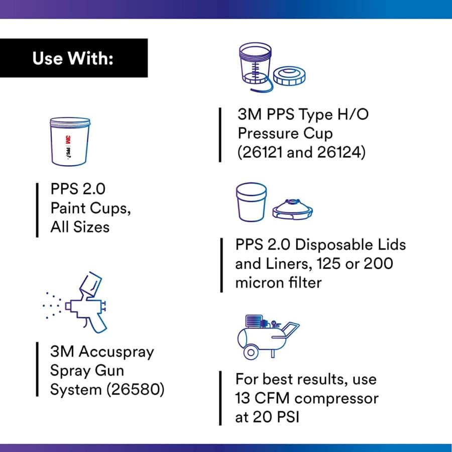 Accuspray™ Atomizing Head Refill Pack, Blue, specs