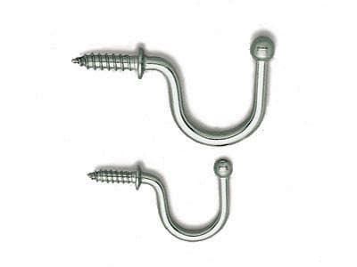 Sugatsune TF Series 1-19/32"L 26lbs Weight Capacity Stainless Steel Wire Hook, Polished Stainless Steel, - TF-35, detail picture 1