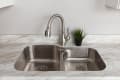 Karran Edge 300 Series Stainless Steel Double Bowl Seamless Undermount Kitchen Sink, E-360R, detail picture 2