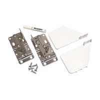 Rev-A-Shelf 6552 Series White End Cap, - 6552-97-11-4