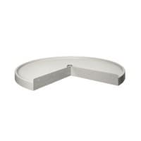 6901 Series Polymer Pie-Cut Lazy Susan Shelf Only, Rev-A-Shelf
