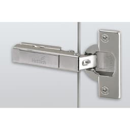 Hettich Intermat  Self-Close Half Overlay Face-Frame;Frameless Hinges Nickel, 110° Dowel - 1030921