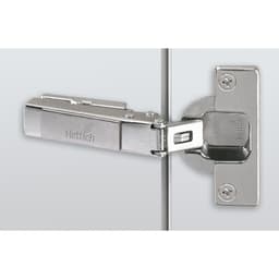 Hettich Intermat  Self-Close Full Overlay Face-Frame;Frameless Hinges Nickel, 125° Dowel - 1058549