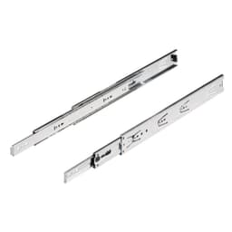 Hettich 18" Full Extension Standard Ball Bearing Drawer Slides KA 5632 Series, Unhanded Side Mount Zinc - 1071896