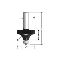 2" x 1/8" Radius Corner Roundover Bit, 2-Flute, 1/4" Shank