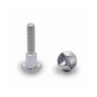 Toilet Partition Hardware One Way Slotted Shoulder Screws 3/4"