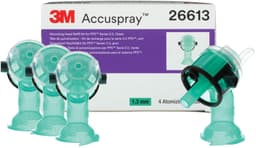 Accuspray™ Atomizing Head Refill Pack, Green, 4/Pack
