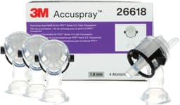 Accuspray™ Atomizing Head Refill Pack, Clear, 4/Pack
