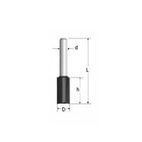 1/4" x 2-1/8" Straight Bit, 2-Flute, 1/4" Shank