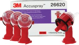 Accuspray™ Atomizing Head Refill Pack, Red, 4/Pack