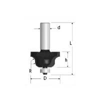 Roman Ogee Bits, 1-1/4" Dia, 1/4" Shank