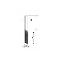 Straight Router Bits, 1/4" Dia 1" Cutting Height, 1/4" Shank, 1-3/8" Shank Length, 2-1/2" Overal Length