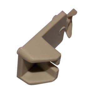 Plastic Locking Shelf Supports Locking Dual Peg, 5 mm Bore - Bainbridge Manufacturing 3228AL-32
