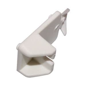 Plastic Locking Shelf Supports Locking Dual Peg, 5 mm Bore - Bainbridge Manufacturing 3228WH-32