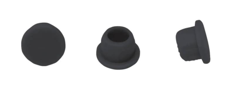 Clamex 6mm 90˚ Cover Cap, Black (100/Box)