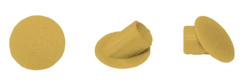 Clamex 6mm 45˚ Cover Cap, Ivory/Pine/Oak (100/Box)