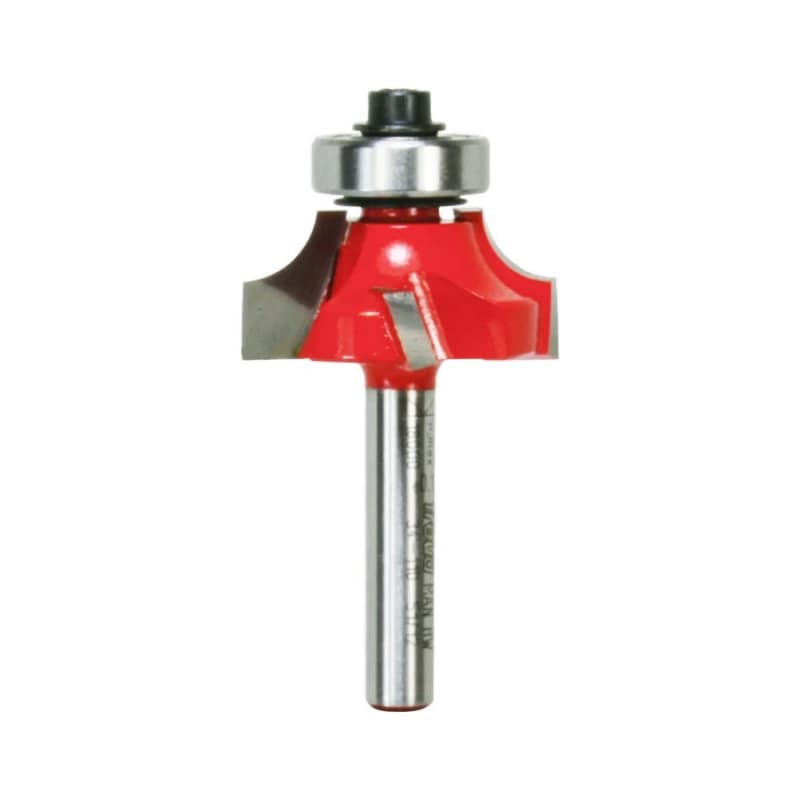 Radius Rounding Over Bit, 1-1/8" Diameter, 1/4" Shank, 2" Length