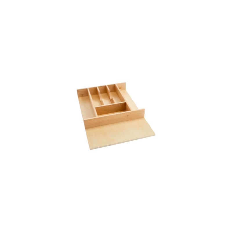 Rev-A-Shelf 4WCT Series 14-5/8"Wx22"Dx2-7/8"H Maple Cutlery Tray Insert, -4WCT-1-80