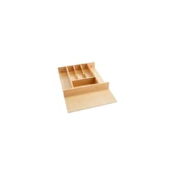 Rev-A-Shelf 4WCT Series 14-5/8"Wx22"Dx2-7/8"H Maple Cutlery Tray Insert, -4WCT-1-80