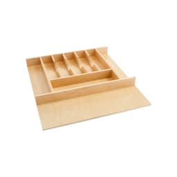 Rev-A-Shelf 4WCT Series 20-5/8"Wx22"Dx2-3/8"H Maple Cutlery Tray Insert, -4WCT-3SH