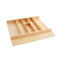 Rev-A-Shelf 4WUT Series 24"Wx22"Dx2-3/8"H Maple Utensil Tray Insert, -4WUT-3SH