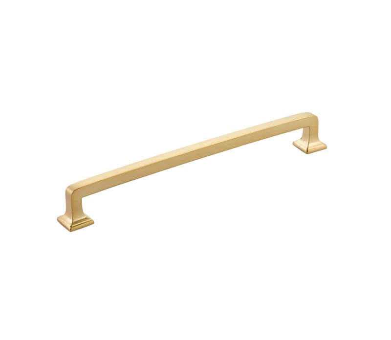 Schaub Menlo Park Pull 8" (203 mm) Center to Center, Signature Satin Brass, 536-SSB