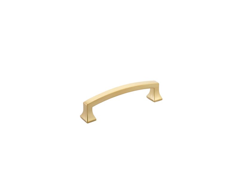 Schaub Menlo Park Arched Pull, 4"CC, Signature Satin Brass - 542-SSB
