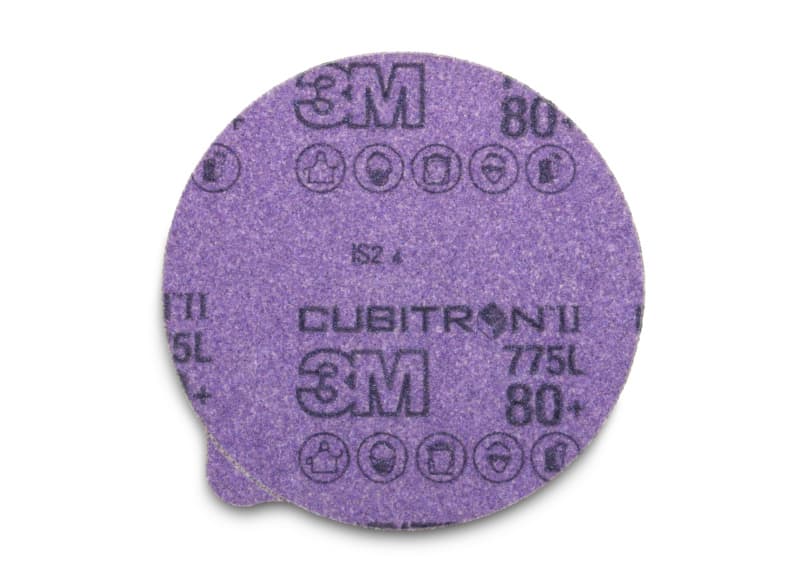 M Xtract Cubitron II 5" 150+ Grit PSA No Hole Ceramic Grain Film Sanding Discs 76308642754