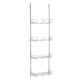 Rev-A-Shelf 5CLR Series Door Mount Storage Racks Polished Chrome 12-1/4"Wx46-3/4"H, 4 Shelves - 5CLR46-52