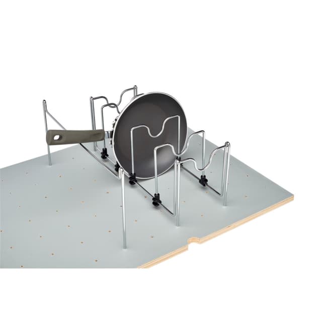 Rev-A-Shelf Series 7-3/4"Wx15-1/4"Dx7-5/8"H Chrome Drawer Peg Board, -5DCD-1-CR