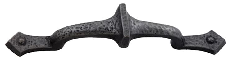 Hickory Hardware Mountain Lodge 3" (76 mm) Center to Center Black Iron Pull, P3060-BI