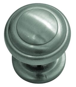 Belwith Keeler Zephyr Series Satin Nickel 1" (25 mm) Diameter Knob, - P2286-SN