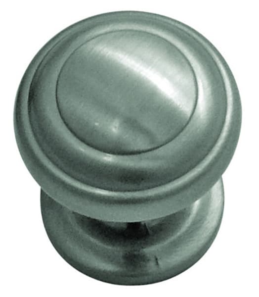 Hickory Hardware Zephyr Satin Nickel 1" (25 mm) Diameter Knob, P2286-SN