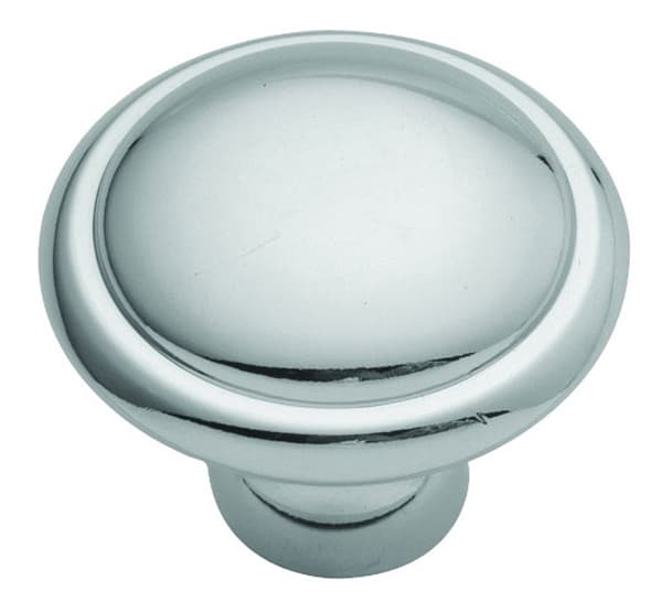 Hickory Hardware Conquest Polished Chrome 1-3/8" (35 mm) Diameter Knob, P14848-26