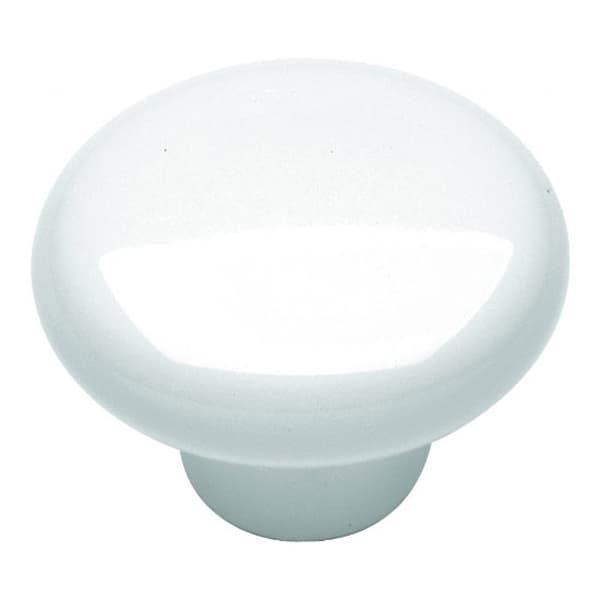 Hickory Hardware Tranquility White 1-1/4" (32 mm) Diameter Knob, P28-W