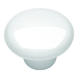 Belwith Keeler English Cozy Series White 1-1/2" (38 mm) Diameter Knob, - P29-W