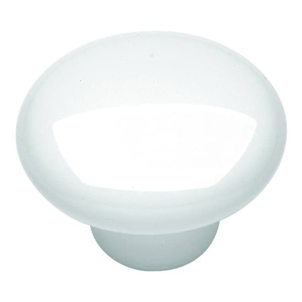 Hickory Hardware English Cozy White 1-1/2" (38 mm) Diameter Knob, P29-W