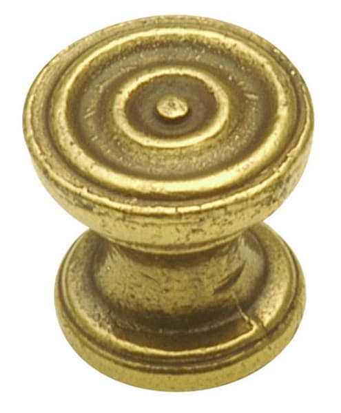 Belwith Keeler Manor House Series Lancaster Brass 1/2" (13 mm) Diameter Knob, - P318-LP
