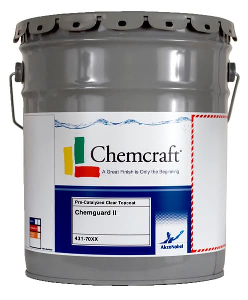 Chemguard II Pre-Cat Clear Topcoat Full Gloss, 1 Gallon