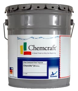 Chemlife® 24 White Conversion Varnish Pigmented Top Coat, Satin, 1 Gallon