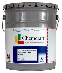 Plasticolor® White Post-Cat Pigmented Topcoat, Satin, 1 Gallon