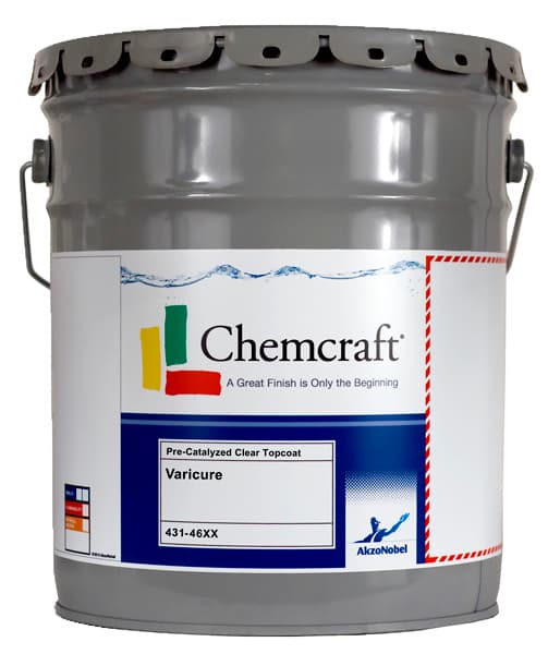 Varicure Pre-Cat Topcoat, 35 Sheen - Satin, 5 Gallon Pail