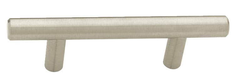 Pro Value Steel 2-1/2" (64 mm) Center to Center Stainless Steel Pull, STBAR64-SS