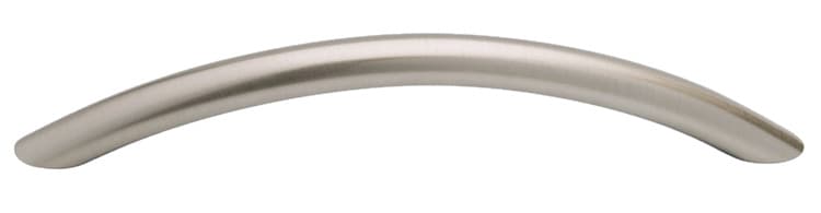 Pro Value Steel 5-1/16" (128 mm) Center to Center Satin Nickel Pull, STBOW128-SN