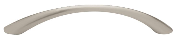Pro Value Steel 5-1/16" (128 mm) Center to Center Satin Nickel Pull, STTAPERBOW128-S