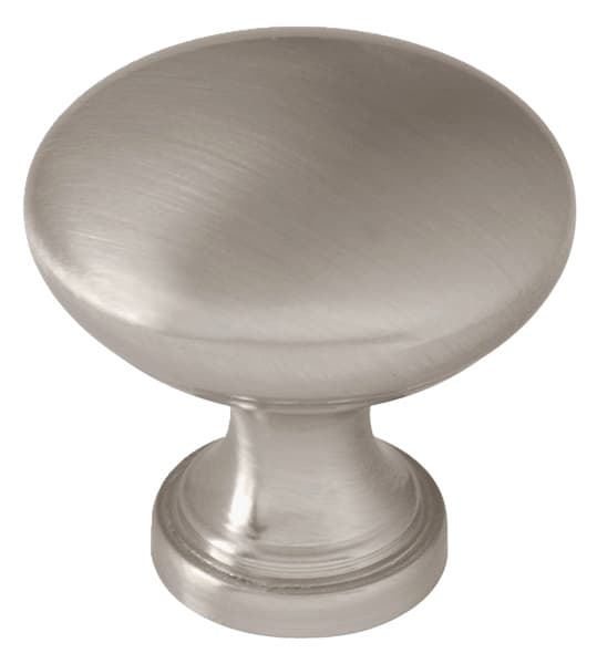 Pro Value Series Steel Collection 1-1/4" (32 mm) Diameter Satin Nickel Knob, - STKNOB-SN