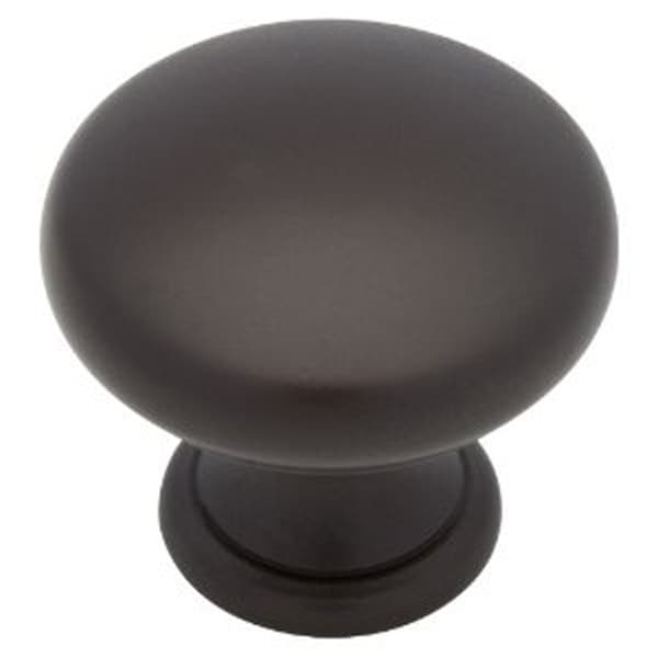 PRO Value Steel Series 1-1/4" (32 mm) Diameter Dark Oil Rubbed BronzeKnob, - STZINCKNOB-OB3