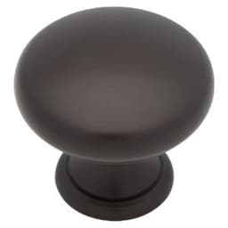 PRO Value Steel Series 1-1/4" (32 mm) Diameter Dark Oil Rubbed BronzeKnob, - STZINCKNOB-OB3