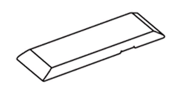 Tiomos Hinge Arm Cover Cap for 00 and 03 Cranking only, Nickel-Plated