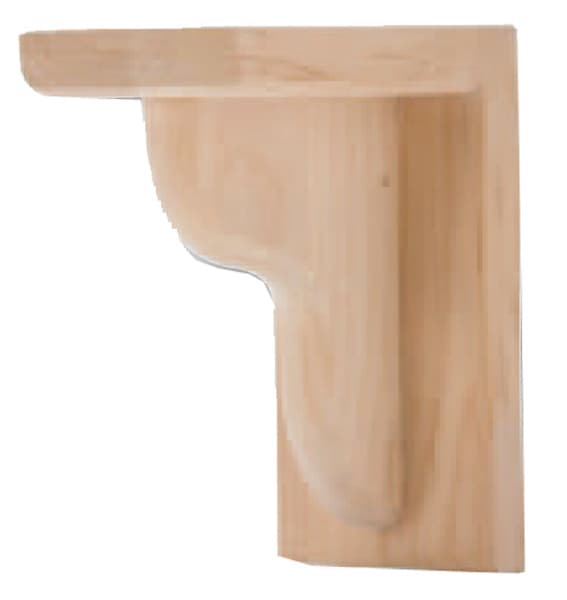 bar bracket corbels CR610-C unfinished cherry